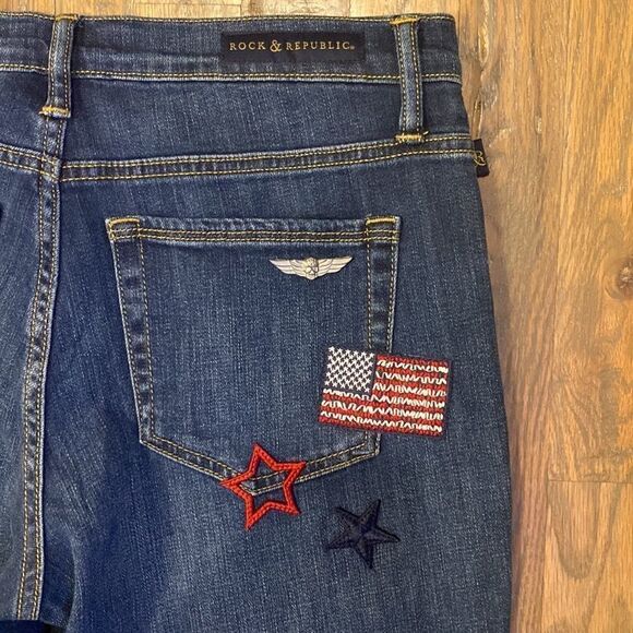 ROCK & REPUBLIC INDEE JEANS 8M - Picture 8 of 14